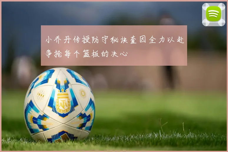 小乔丹传授防守秘诀奎因全力以赴争抢每个篮板的决心