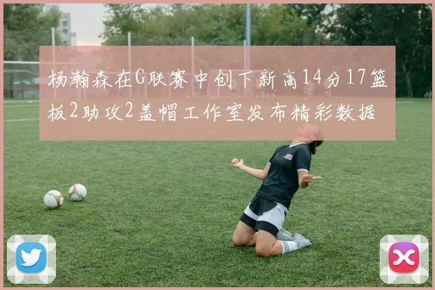 杨瀚森在G联赛中创下新高14分17篮板2助攻2盖帽工作室发布精彩数据海报