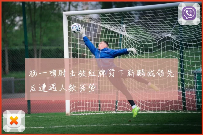 杨一鸣肘击被红牌罚下新鹏城领先后遭遇人数劣势